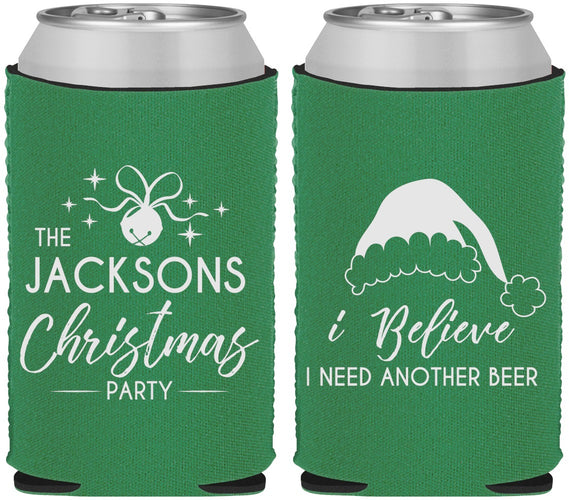 Custom Christmas Neoprene Can Coolers - Santa Claus | 280085