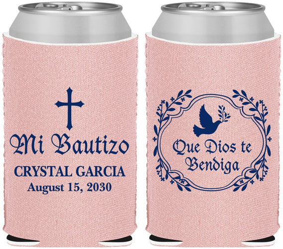 Custom Baptism Neoprene Can Coolers - Mi Bautizo | 290000