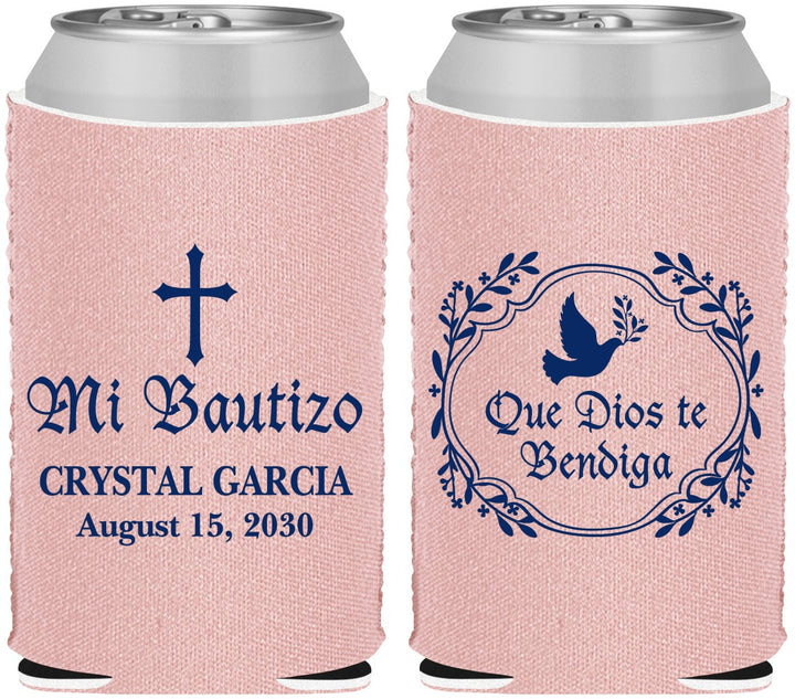 Custom Baptism Neoprene Can Coolers - Mi Bautizo | 290000