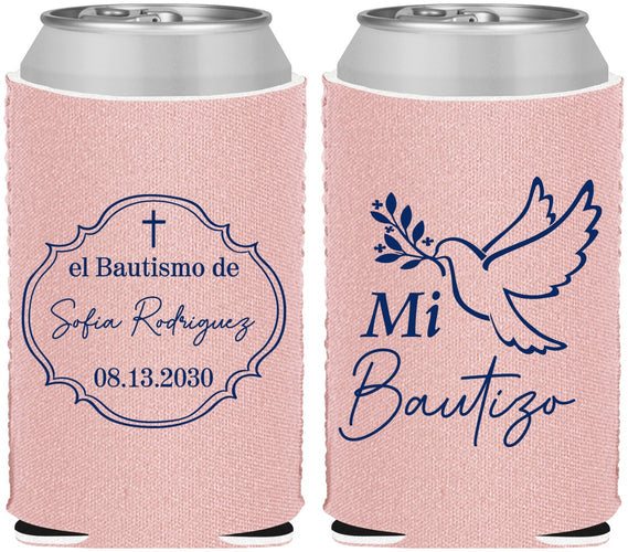 Custom Baptism Neoprene Can Coolers - Mi Bautizo | 290002