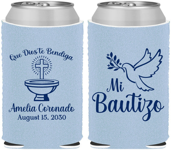 Custom Baptism Neoprene Can Coolers - Mi Bautizo | 290003