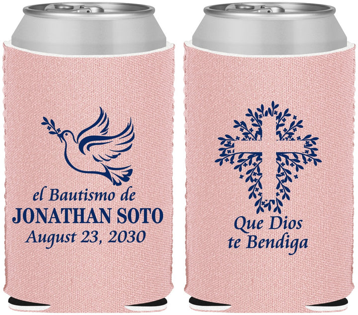 Custom Baptism Neoprene Can Coolers - Mi Bautizo | 290004