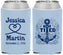 Custom Wedding Neoprene Can Coolers - They Tied The Knot Nautical | 293