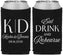 Custom Rehearsal Dinner Neoprene Can Coolers - Eat Drink Rehearse | 30000