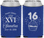Custom 16th Birthday Neoprene Can Coolers - Cupcake | 300007