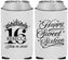 Custom 16th Birthday Neoprene Can Coolers - Tiara | 300008