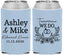 Custom Rehearsal Dinner Neoprene Can Coolers - Tomorrow We Do | 30002