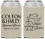 Custom Rehearsal Dinner Neoprene Can Coolers - The Night Before | 30007