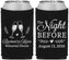 Custom Rehearsal Dinner Neoprene Can Coolers - The Night Before | 30008