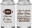 Custom Wedding Neoprene Can Coolers - Football | 302