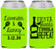 Custom Wedding Neoprene Can Coolers - Fiesta Siesta Tequila Repeat | 306
