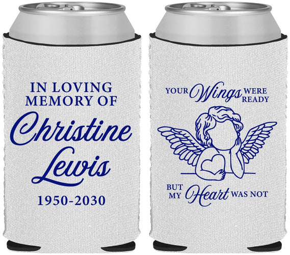 Custom Memorial Neoprene Can Coolers - In Loving Memory | 310000