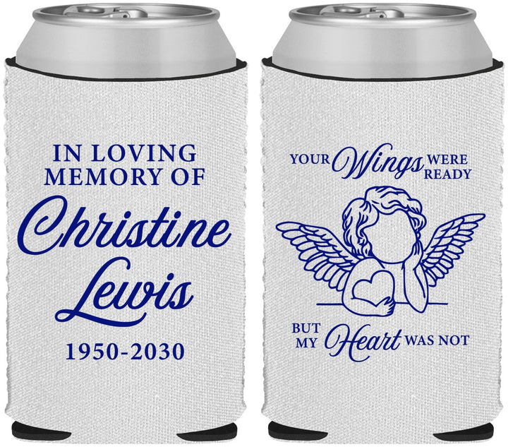Custom Memorial Neoprene Can Coolers - In Loving Memory | 310000