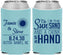 Custom Wedding Neoprene Can Coolers - Sun Sand Drink In My Hand | 319