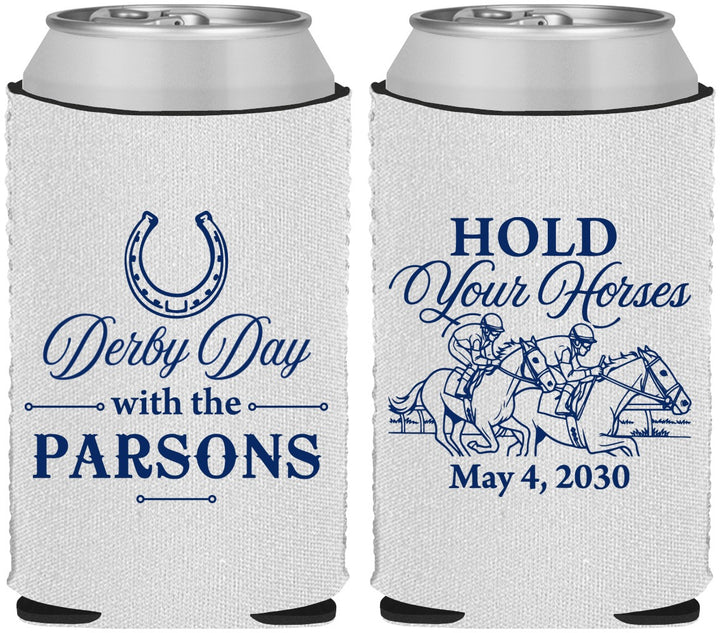Custom Derby Day Neoprene Can Coolers - Hold Your Horses | 320008