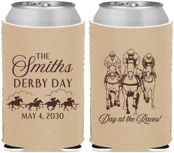 Custom Derby Day Neoprene Can Coolers - Day At The Races | 320009