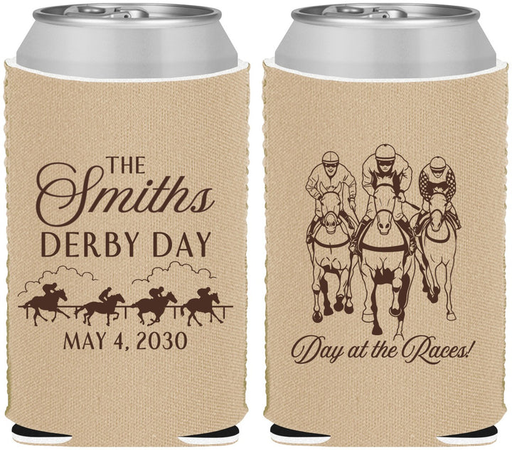 Custom Derby Day Neoprene Can Coolers - Day At The Races | 320009