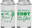 Custom Wedding Neoprene Can Coolers - Took A Shot Tennis | 321