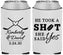 Custom Wedding Neoprene Can Coolers - Took A Shot Hockey | 323