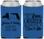 Custom Wedding Neoprene Can Coolers - Love Laughter Happily | 329