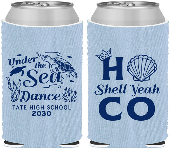 Custom Homecoming Neoprene Can Coolers - Hoco Under The Sea | 330003