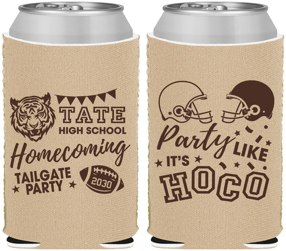 Custom Homecoming Neoprene Can Coolers - Party Like Its Hoco | 330012