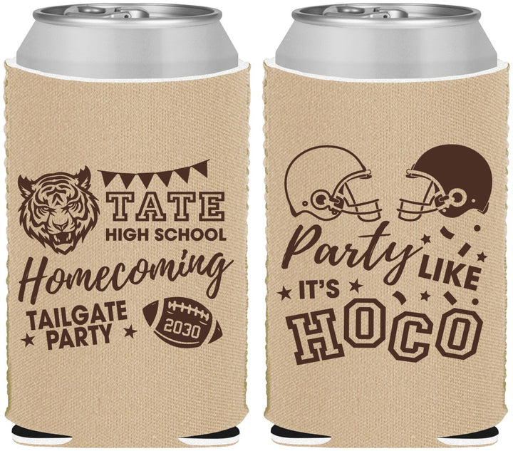 Custom Homecoming Neoprene Can Coolers - Party Like Its Hoco | 330012