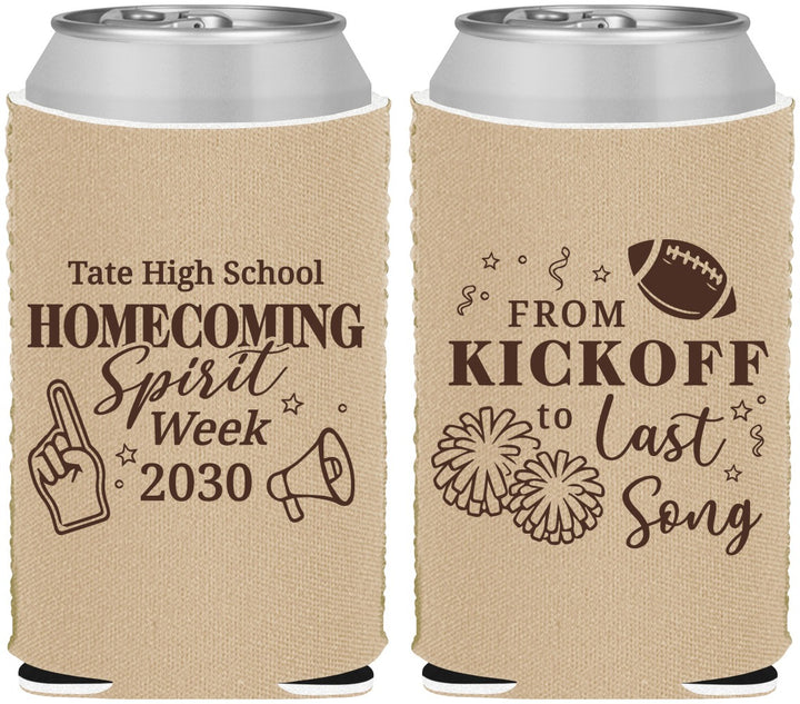 Custom Homecoming Neoprene Can Coolers - Spirit Week | 330019