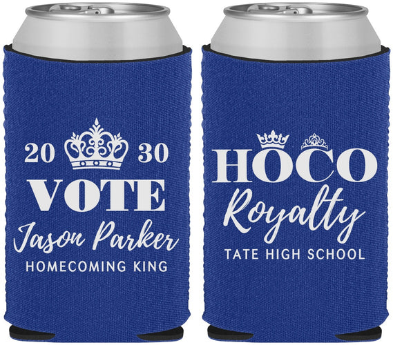 Custom Homecoming Neoprene Can Coolers - Hoco King Vote | 330021