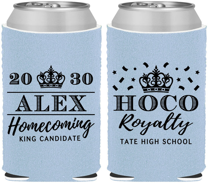 Custom Homecoming Neoprene Can Coolers - Hoco King Vote | 330025