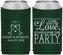 Custom Wedding Neoprene Can Coolers - Love Party | 331
