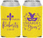 Custom Wedding Neoprene Can Coolers - Mardi Gras | 339