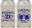 Custom 21st Birthday Neoprene Can Coolers - Cheers To Twenty One Years | 340000