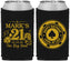 Custom 21st Birthday Neoprene Can Coolers - Legal At Last Vegas | 340004