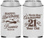 Custom 21st Birthday Neoprene Can Coolers - Cowgirl | 340013