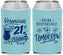 Custom 21st Birthday Neoprene Can Coolers - Drink Responsibly Tomorrow | 340015
