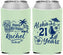 Custom 21st Birthday Neoprene Can Coolers - Aloha Hawaii | 340016