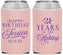 Custom 21st Birthday Neoprene Can Coolers - Twenty One Years In The Making | 340023