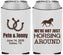 Custom Wedding Neoprene Can Coolers - Horseshoe | 341