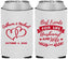 Custom Wedding Neoprene Can Coolers - Best Friends For Life | 349