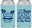 Custom Wedding Neoprene Can Coolers - Beach | 350