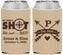 Custom Wedding Neoprene Can Coolers - Take A Shot She Said Yes | 370