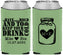 Custom Wedding Neoprene Can Coolers - Mason Jar | 373