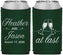 Custom Wedding Neoprene Can Coolers - At Last | 382