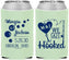 Custom Wedding Neoprene Can Coolers - We Got Hooked Fish | 396