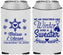 Custom Wedding Neoprene Can Coolers - Christmas Winter | 399