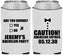 Custom Bachelor Party Neoprene Can Coolers - Caution Expires On | 40013