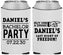 Custom Bachelor Party Neoprene Can Coolers - Last Night Of Freedom | 40029