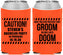 Custom Bachelor Party Neoprene Can Coolers - Groom Rhymes Doom | 40042