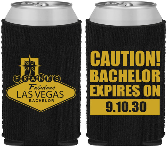 Custom Bachelor Party Neoprene Can Coolers - Las Vegas | 40056